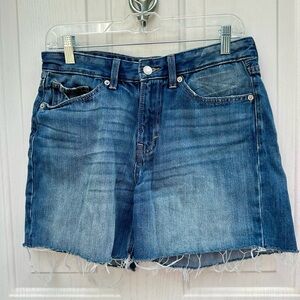 Lucky Brand Boyfriend Short Distressed Denim Shorts